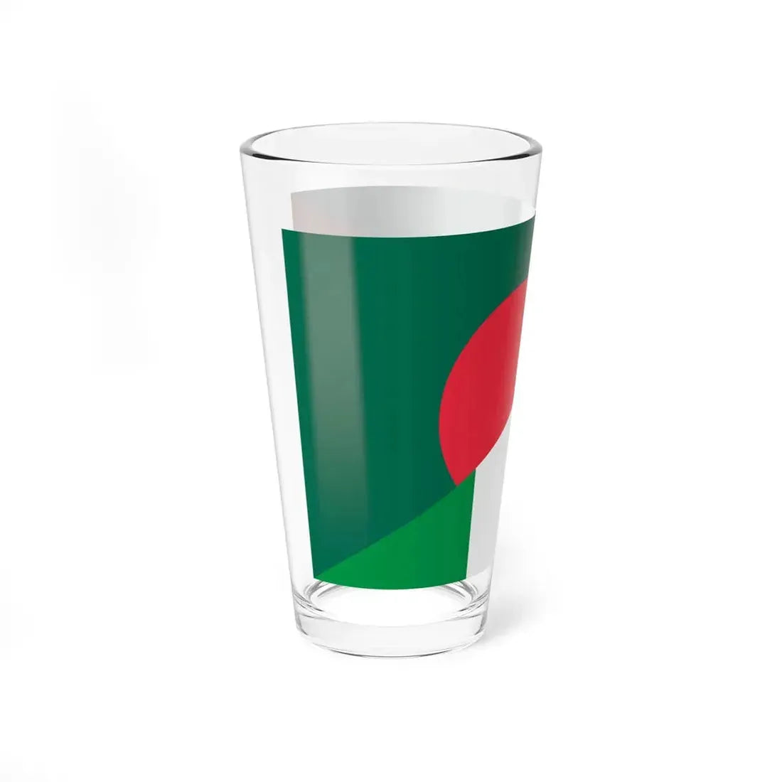Flag of Bangladesh and Italy (Bangladesh) Pint Glass 16oz - Go Mug Yourself
