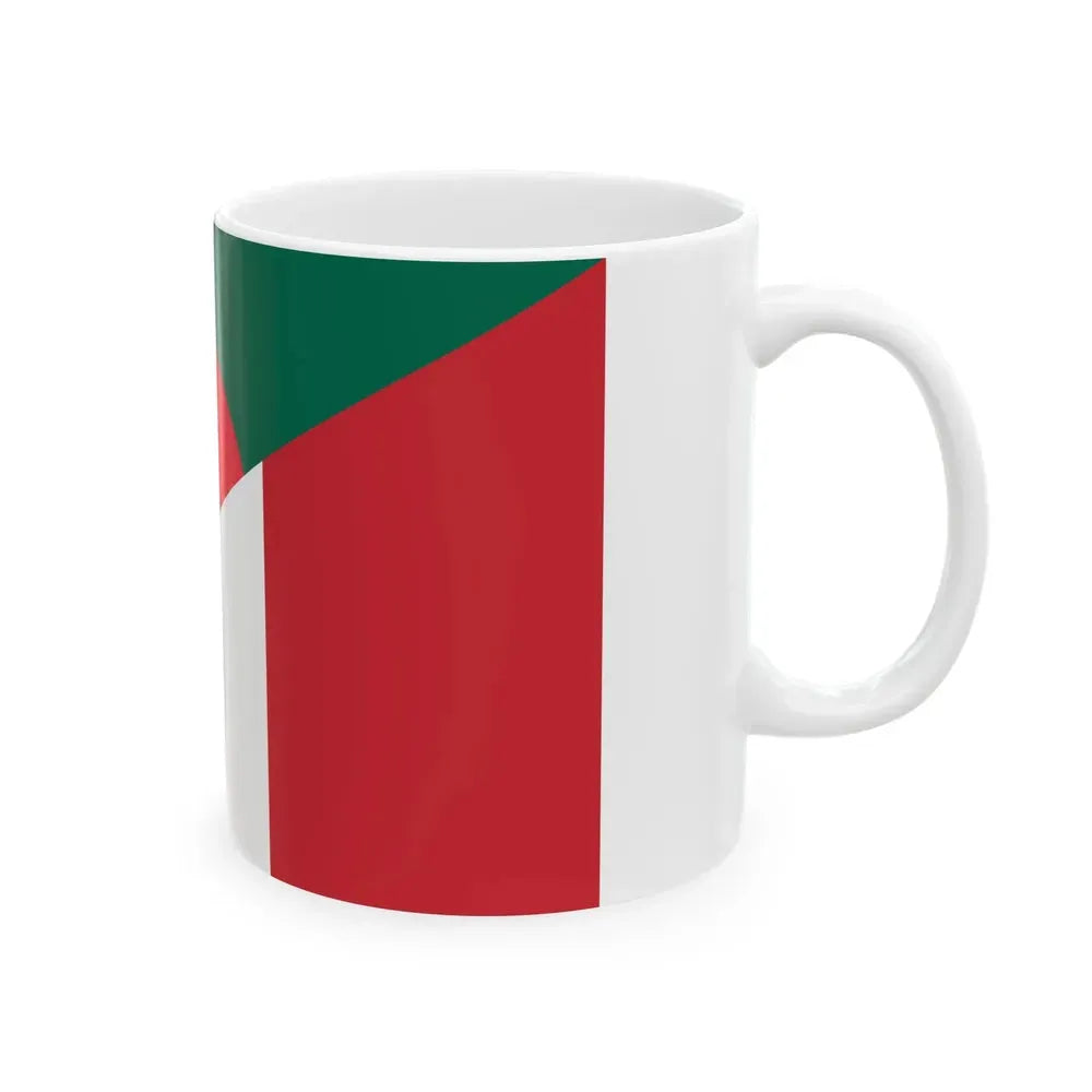 Flag of Bangladesh and Italy (Bangladesh) White Coffee Mug - Go Mug Yourself