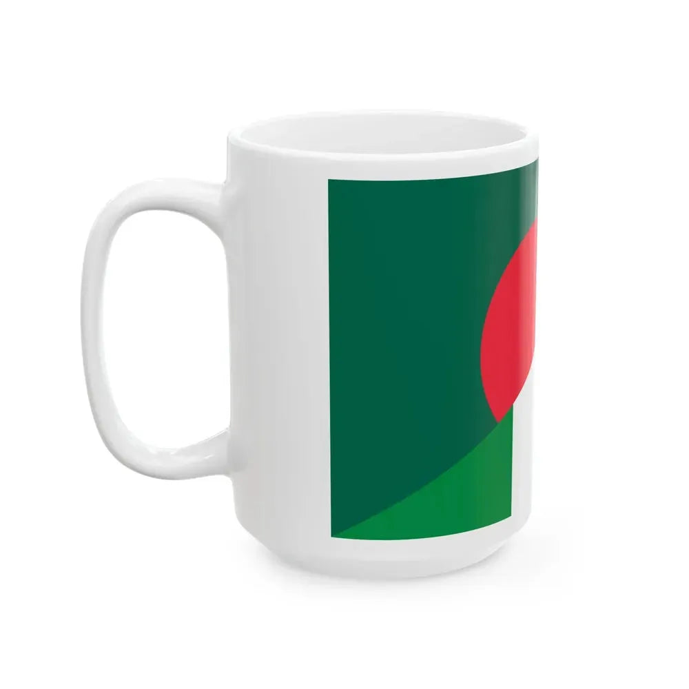 Flag of Bangladesh and Italy (Bangladesh) White Coffee Mug - Go Mug Yourself
