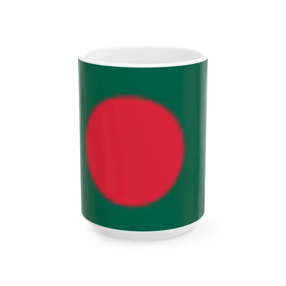 Flag of Bangladesh (Bangladesh) White Coffee Mug 15oz - Go Mug Yourself