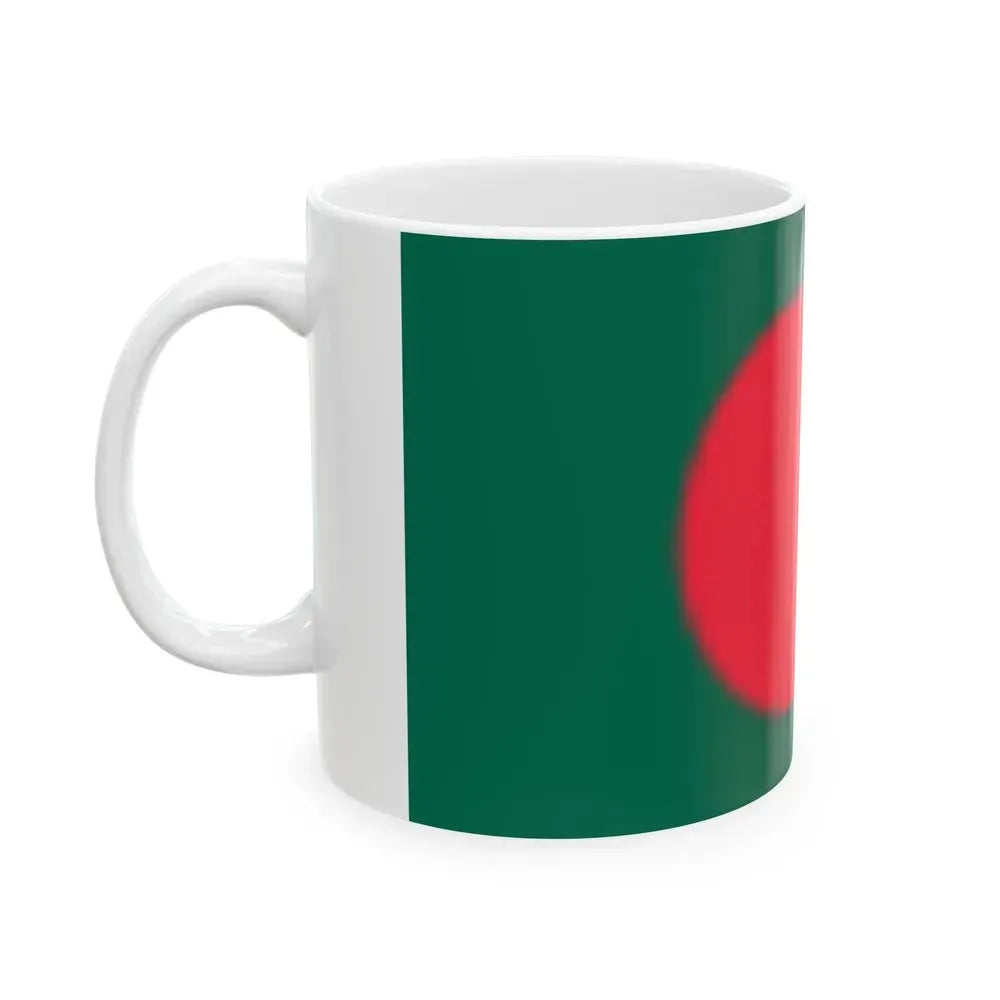 Flag of Bangladesh (Bangladesh) White Coffee Mug - Go Mug Yourself