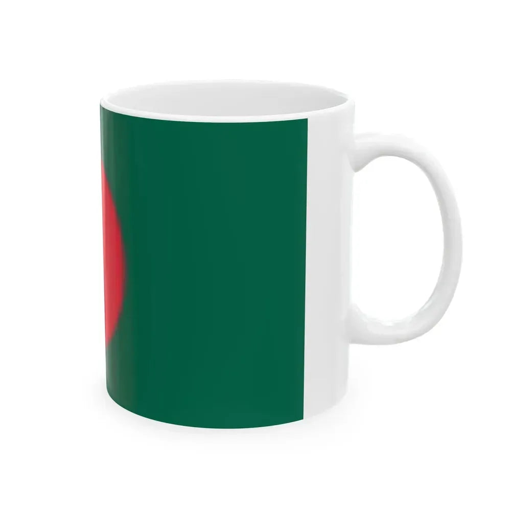Flag of Bangladesh (Bangladesh) White Coffee Mug - Go Mug Yourself