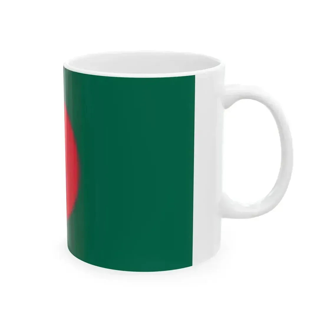 Flag of Bangladesh (Bangladesh) White Coffee Mug - Go Mug Yourself