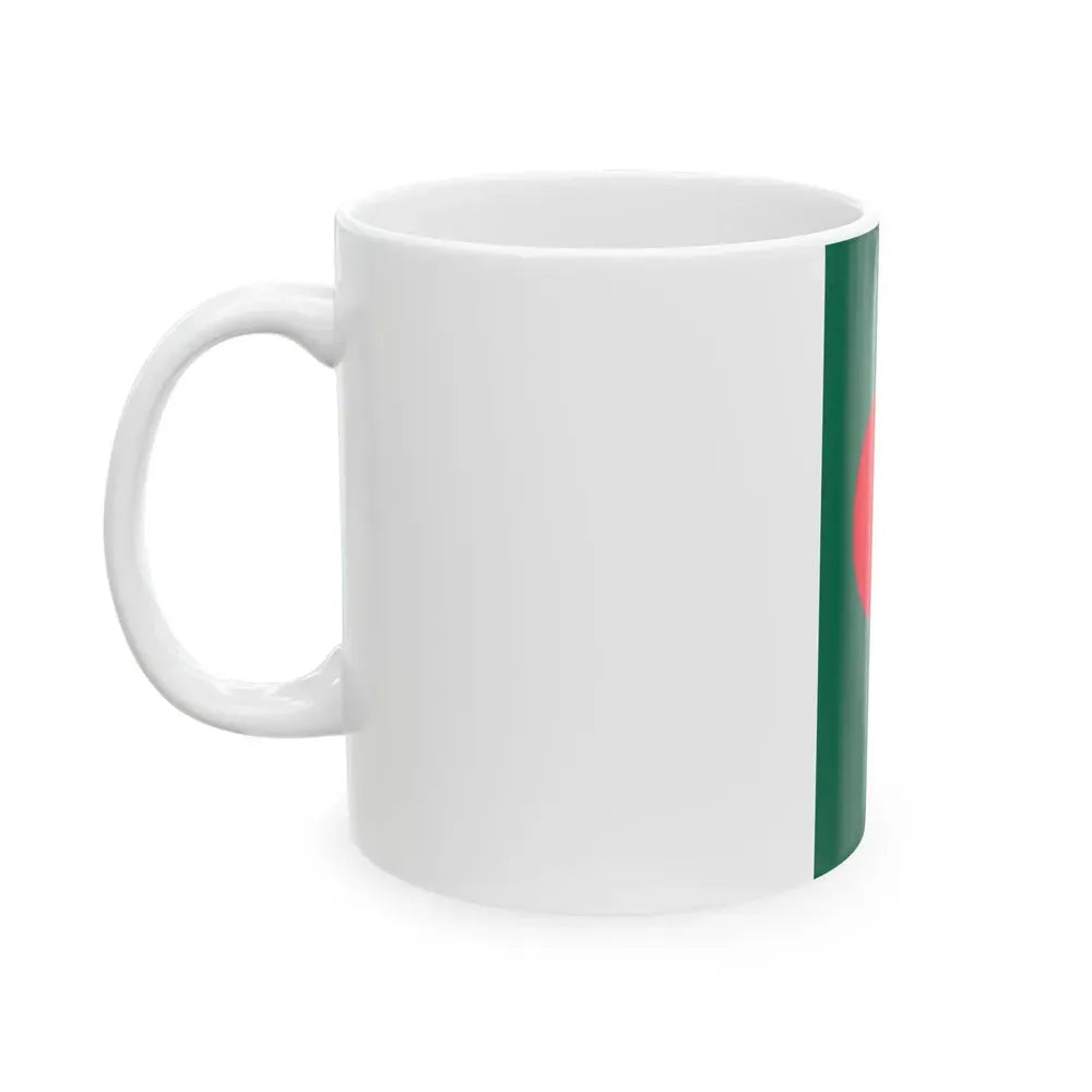 Flag of Bangladesh vertical (Bangladesh) White Coffee Mug - Go Mug Yourself