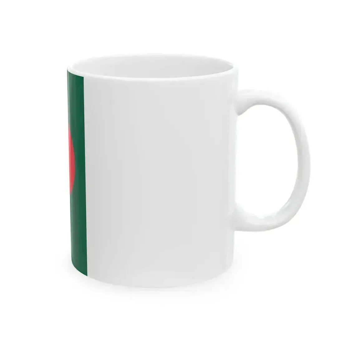 Flag of Bangladesh vertical (Bangladesh) White Coffee Mug - Go Mug Yourself