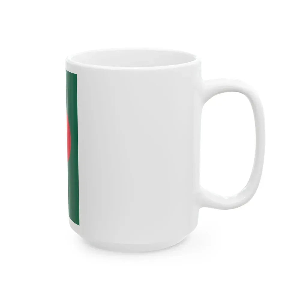Flag of Bangladesh vertical (Bangladesh) White Coffee Mug - Go Mug Yourself