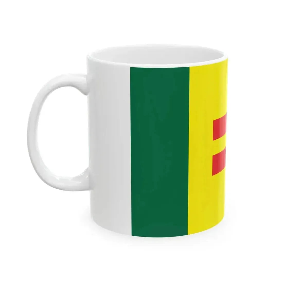Flag of Barabri Party Pakistan (Pakistan) White Coffee Mug - Go Mug Yourself