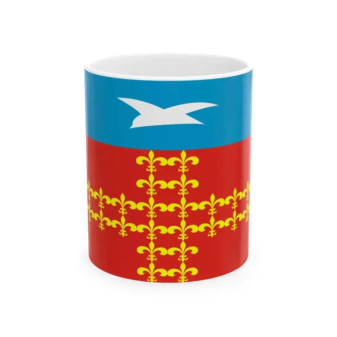 Flag of Barantcevskoe Moscow oblast (Russia) White Coffee Mug 11oz - Go Mug Yourself