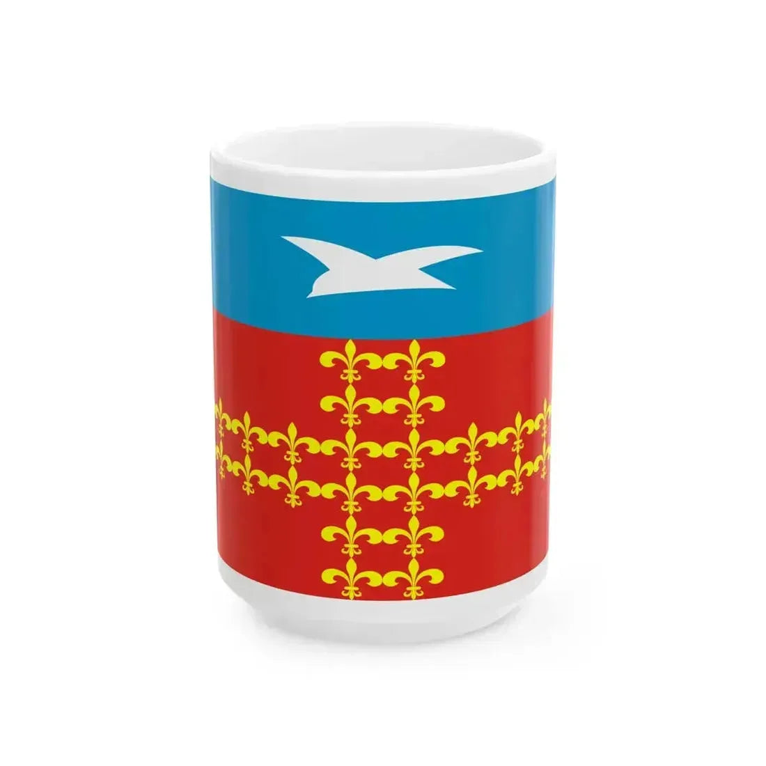 Flag of Barantcevskoe Moscow oblast (Russia) White Coffee Mug 15oz - Go Mug Yourself