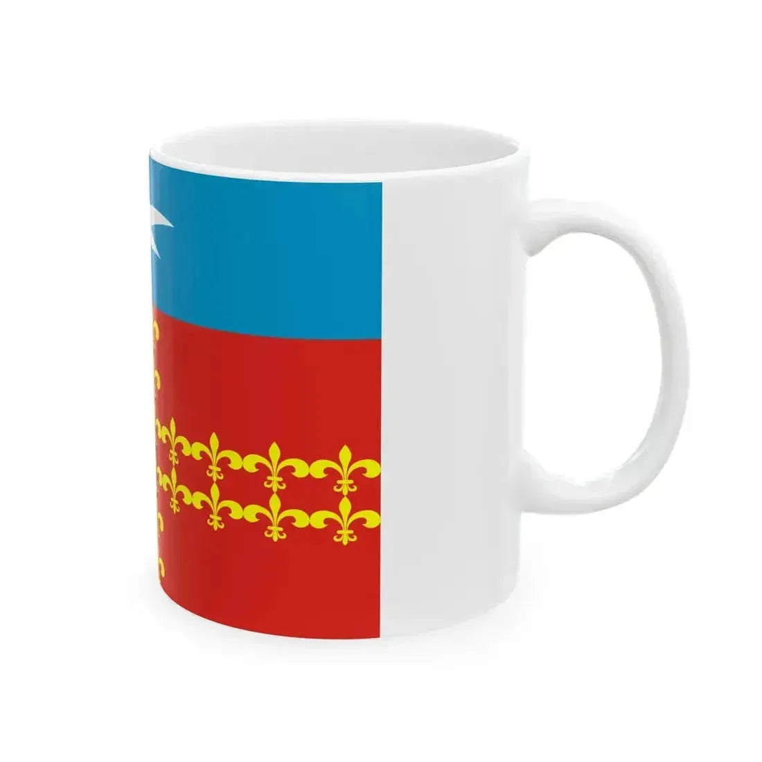 Flag of Barantcevskoe Moscow oblast (Russia) White Coffee Mug - Go Mug Yourself