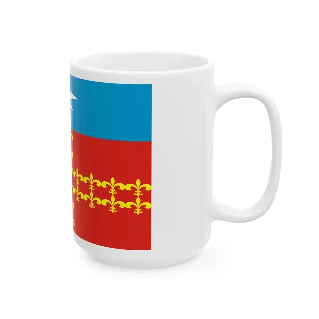 Flag of Barantcevskoe Moscow oblast (Russia) White Coffee Mug - Go Mug Yourself