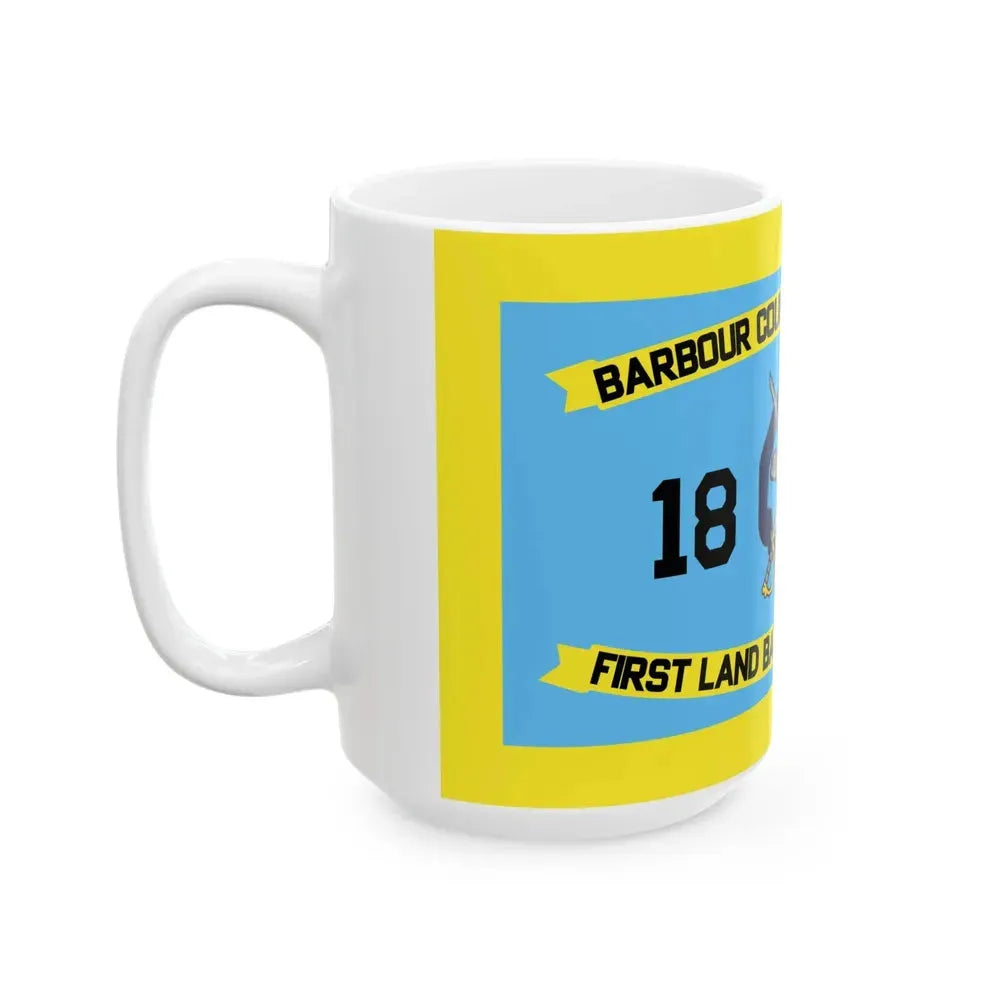 Flag of Barbour County West Virginia (United States) White Coffee Mug - Go Mug Yourself