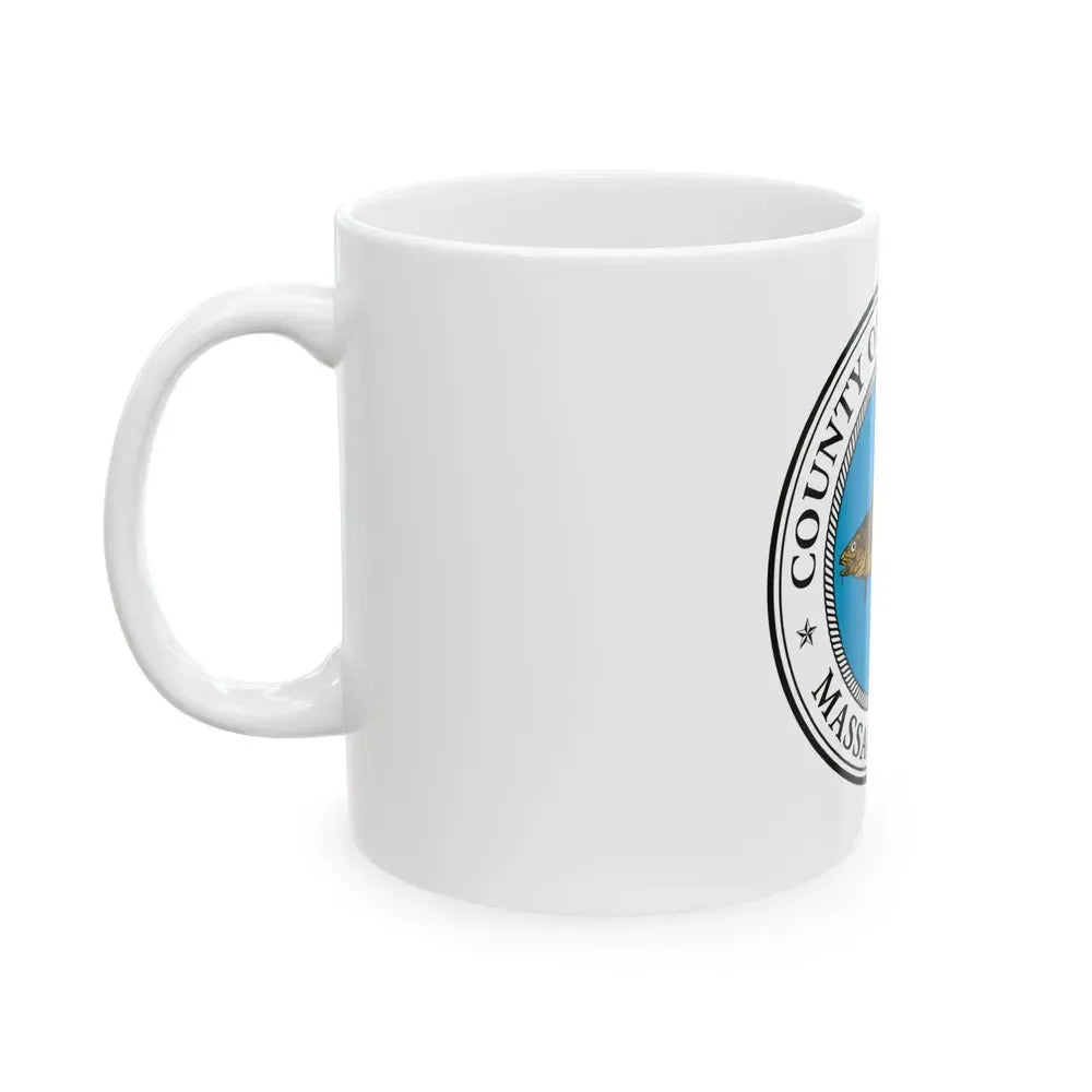 Flag of Barnstable County Massachusetts (United States) White Coffee Mug - Go Mug Yourself
