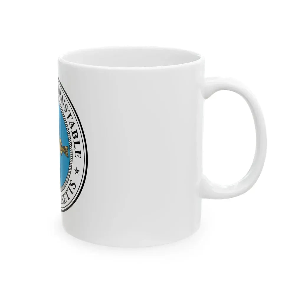 Flag of Barnstable County Massachusetts (United States) White Coffee Mug - Go Mug Yourself