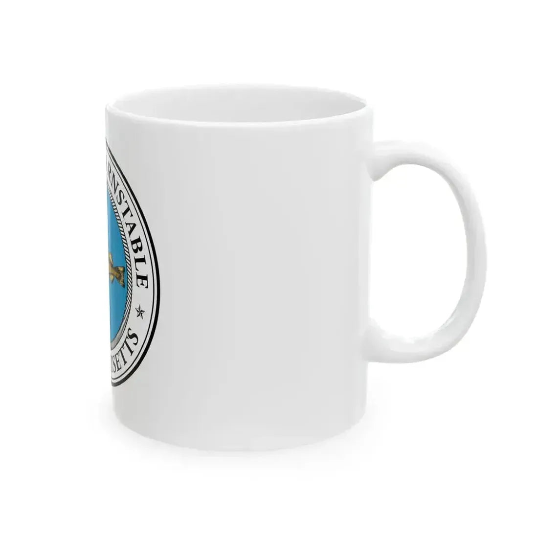Flag of Barnstable County Massachusetts (United States) White Coffee Mug - Go Mug Yourself