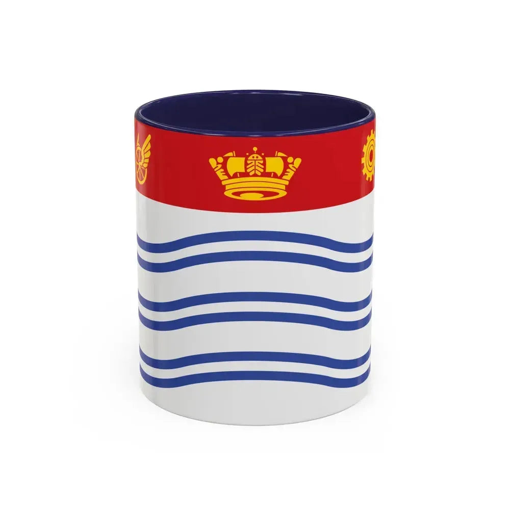 Flag of Barrie Canada - Accent Coffee Mug 11oz Navy - Go Mug Yourself