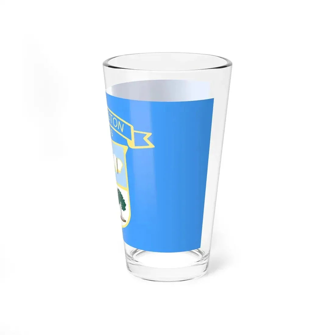 Flag of Barrington Illinois (United States) Pint Glass 16oz - Go Mug Yourself