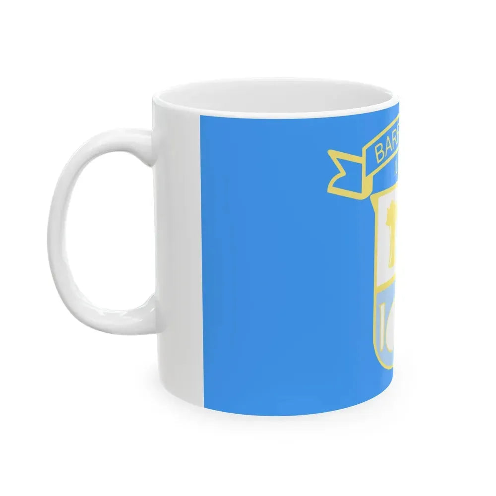 Flag of Barrington Illinois (United States) White Coffee Mug - Go Mug Yourself