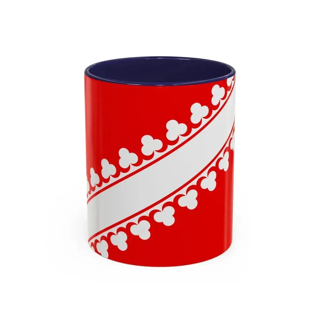 Flag of Bas Rhin France 2 - Accent Coffee Mug 11oz Navy - Go Mug Yourself