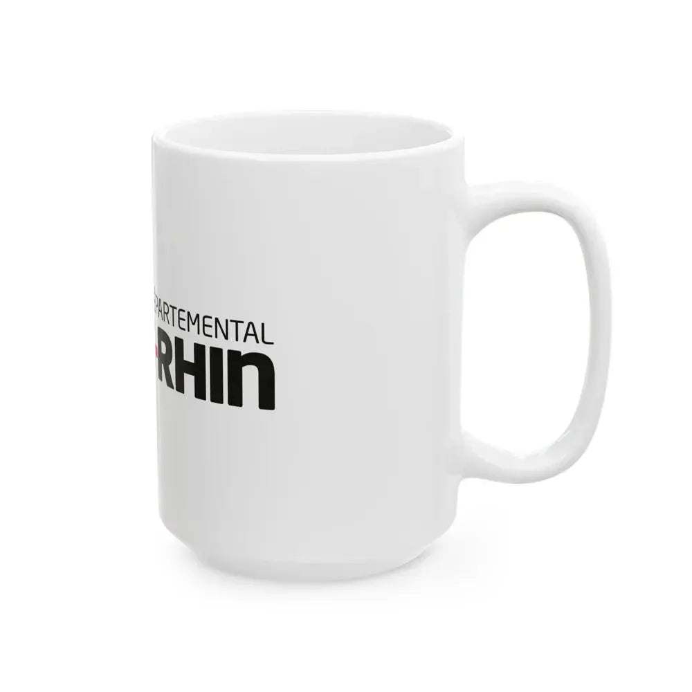 Flag of Bas Rhin France - White Coffee Mug - Go Mug Yourself