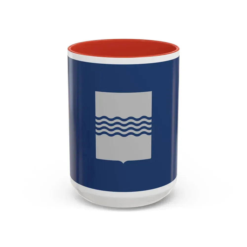 Flag of Basilicata Italy - Accent Coffee Mug 15oz Red - Go Mug Yourself