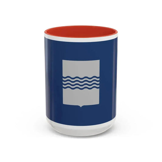 Flag of Basilicata Italy - Accent Coffee Mug 15oz Red - Go Mug Yourself