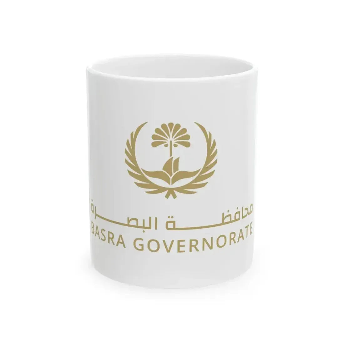 Flag of Basra Governorate (Iraq) White Coffee Mug 11oz - Go Mug Yourself