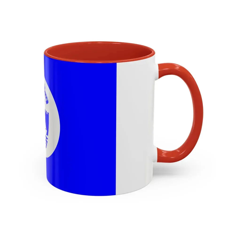 Flag of Bat Yam Israel - Accent Coffee Mug - Go Mug Yourself