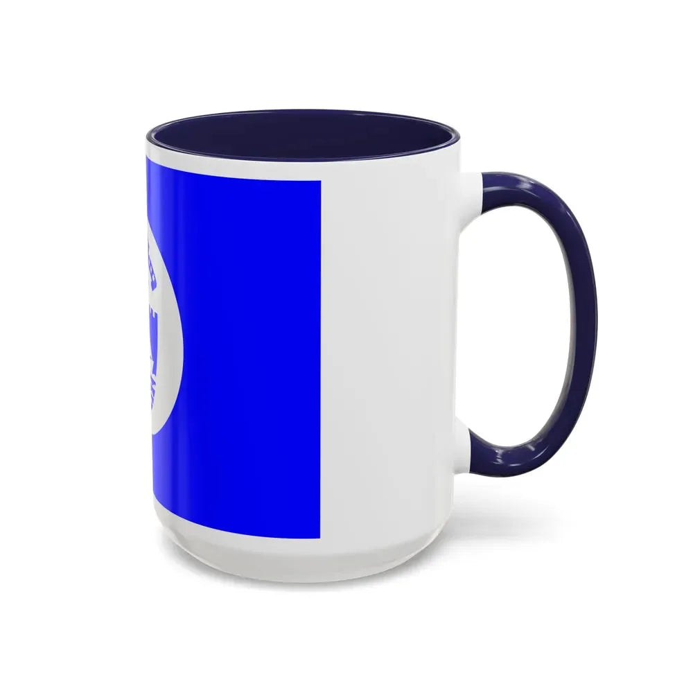 Flag of Bat Yam Israel - Accent Coffee Mug - Go Mug Yourself