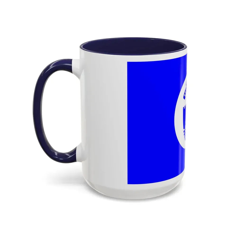 Flag of Bat Yam Israel - Accent Coffee Mug - Go Mug Yourself