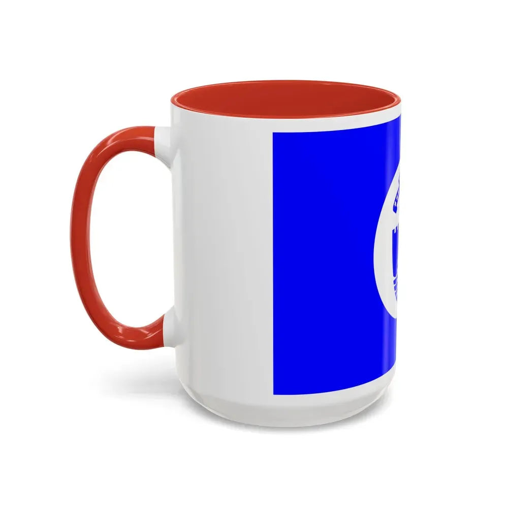 Flag of Bat Yam Israel - Accent Coffee Mug - Go Mug Yourself