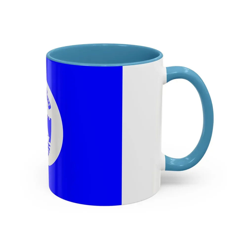 Flag of Bat Yam Israel - Accent Coffee Mug - Go Mug Yourself