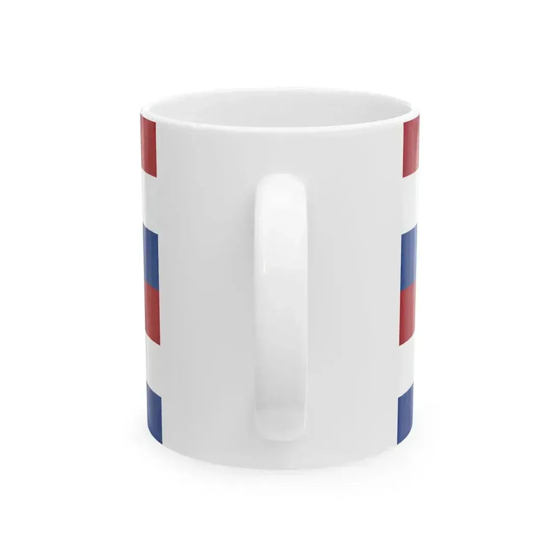 Flag of Batavia Dutch East Indies Johnsons Chart of the Flags and National Emblems of the World - 1864 (Netherlands) White Coffee Mug - Go Mug Yourself