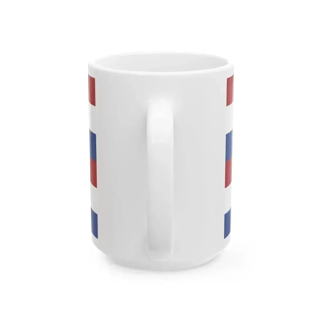 Flag of Batavia Dutch East Indies Johnsons Chart of the Flags and National Emblems of the World - 1864 (Netherlands) White Coffee Mug - Go Mug Yourself