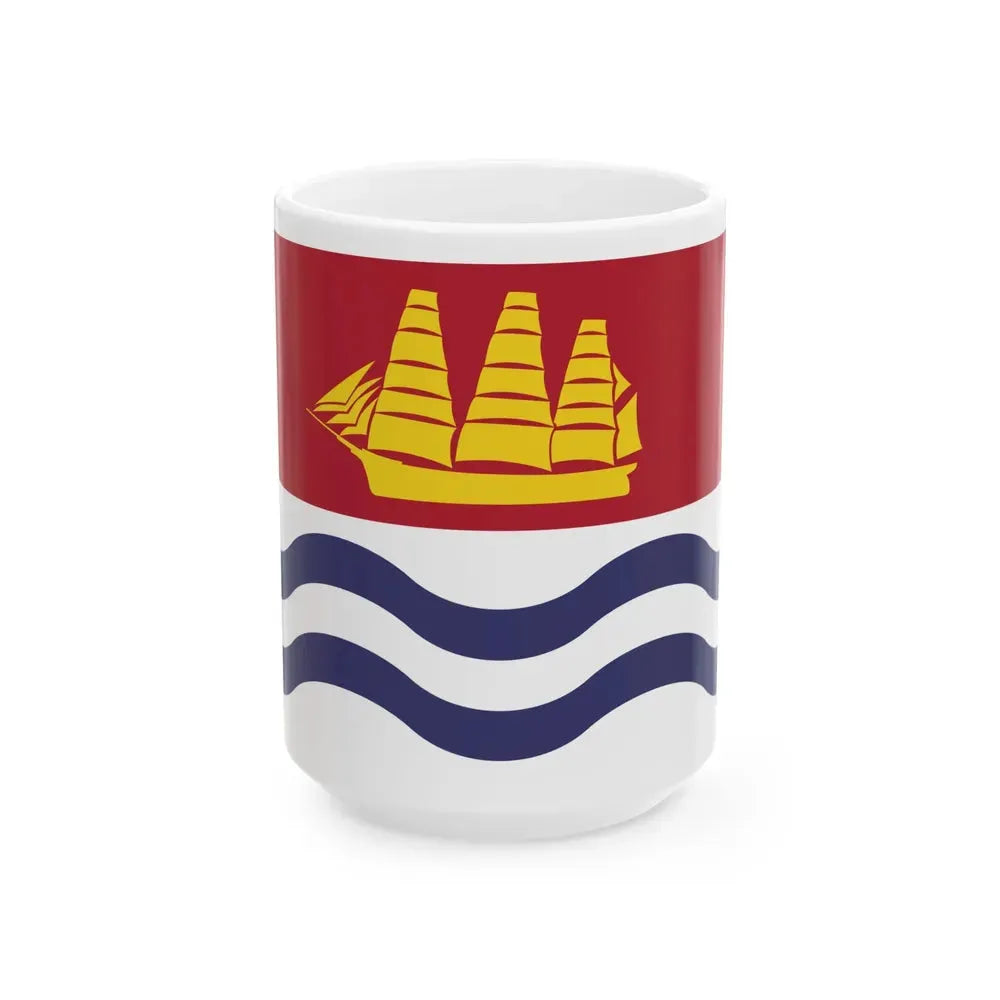 Flag of Bath Maine (United States) White Coffee Mug 15oz - Go Mug Yourself