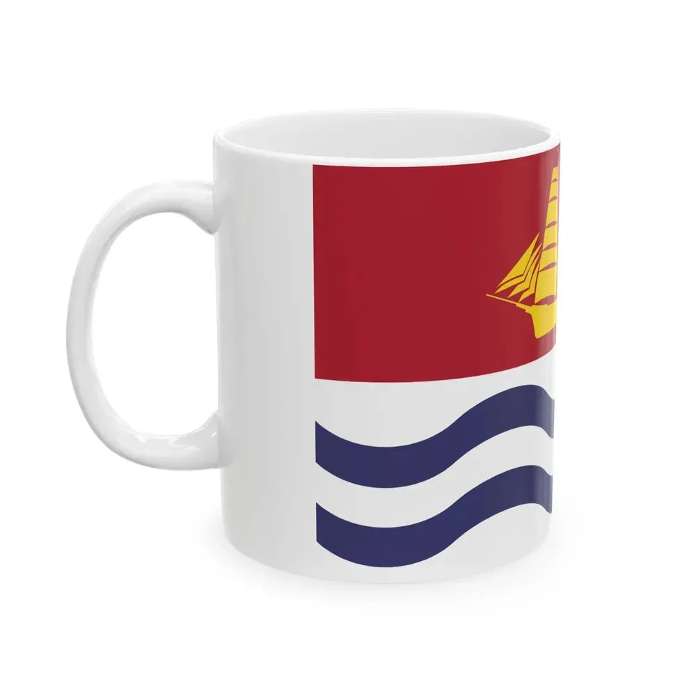 Flag of Bath Maine (United States) White Coffee Mug - Go Mug Yourself