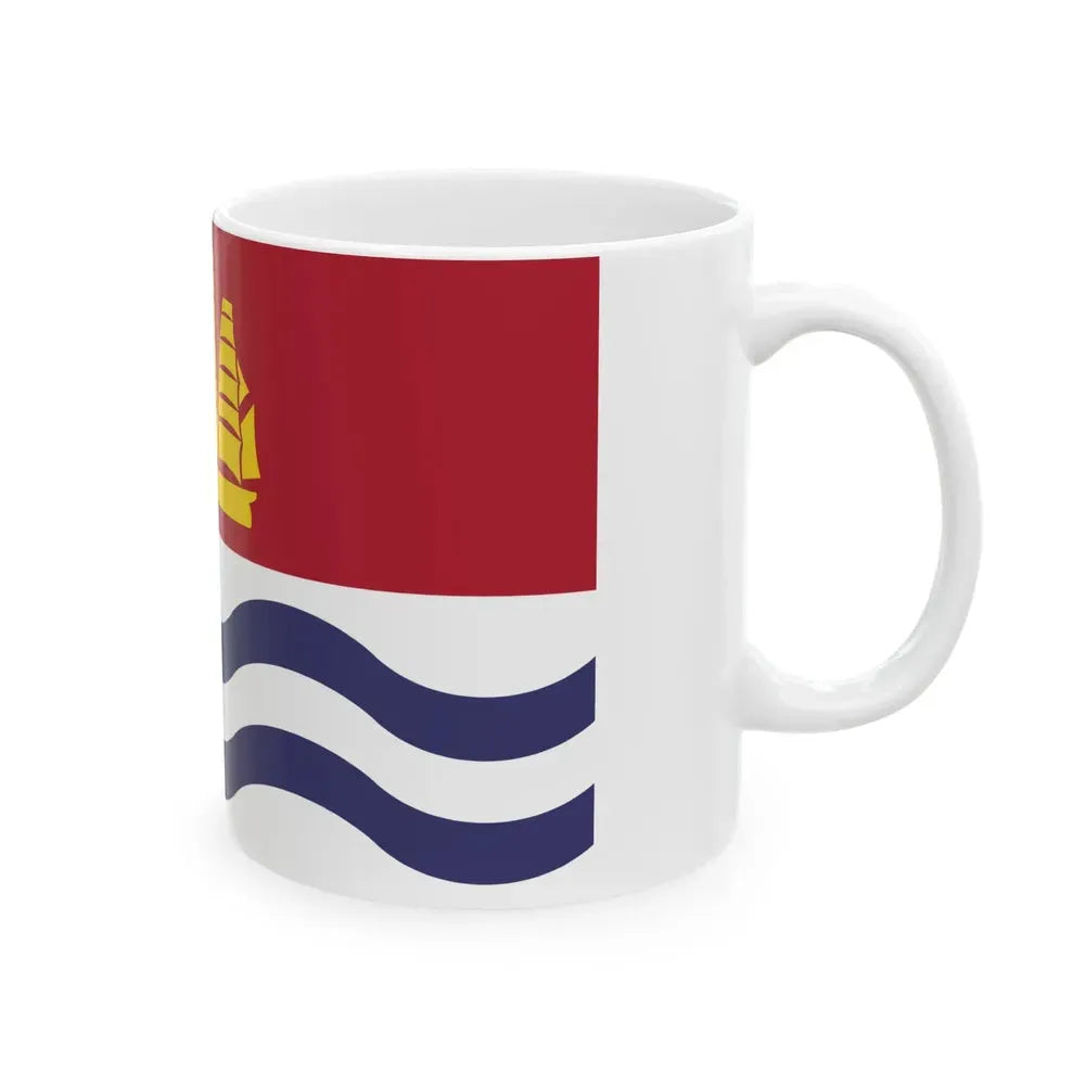 Flag of Bath Maine (United States) White Coffee Mug - Go Mug Yourself