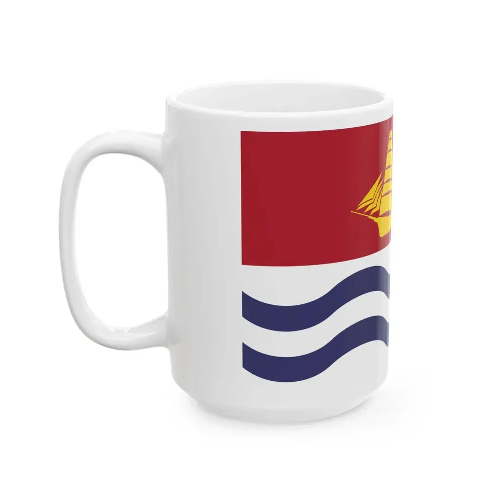 Flag of Bath Maine (United States) White Coffee Mug - Go Mug Yourself