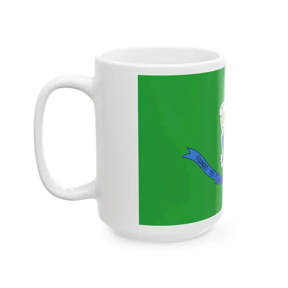 Flag of Baton Rouge Louisiana 1968-1995 (United States) White Coffee Mug - Go Mug Yourself