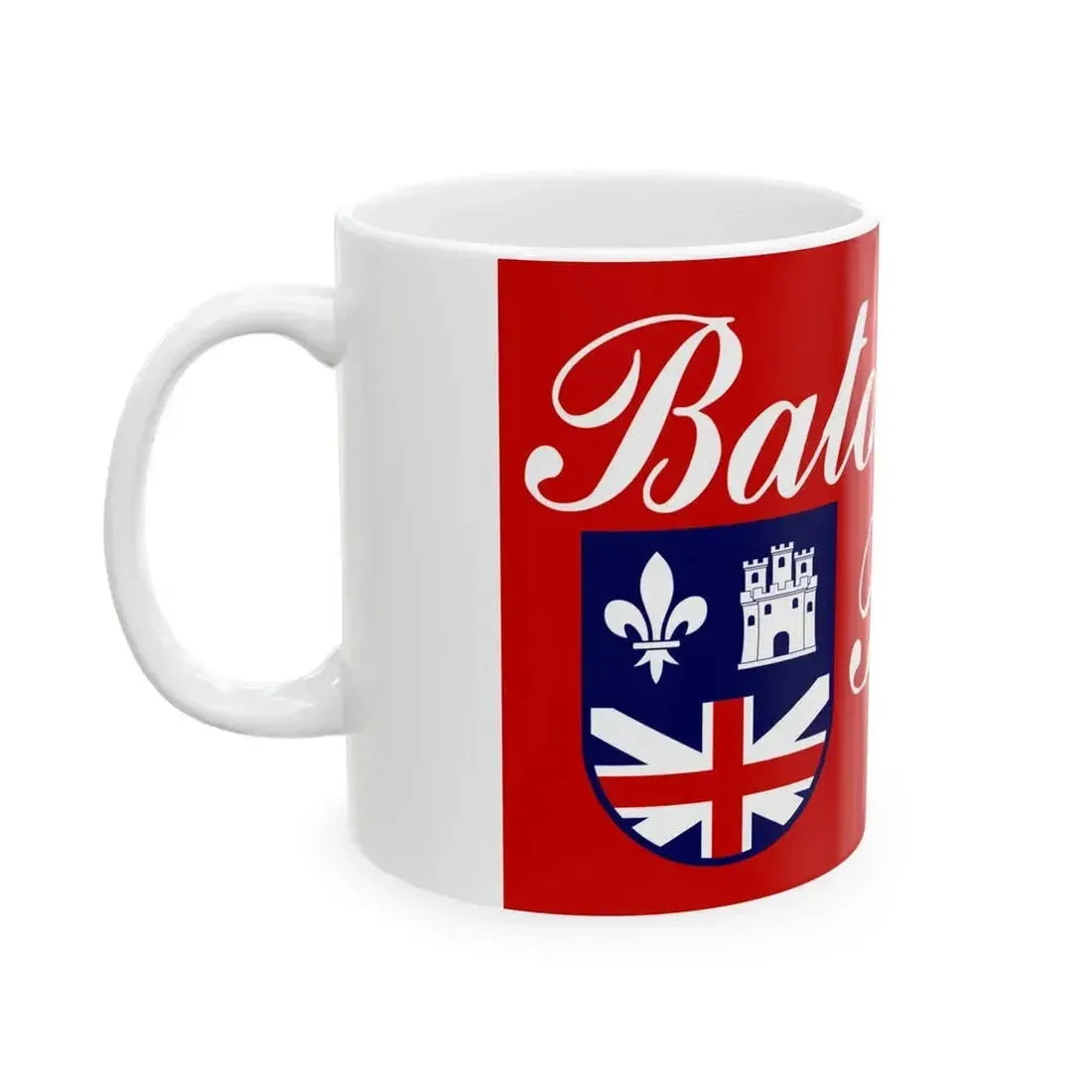 Flag of Baton Rouge Louisiana (United States) White Coffee Mug - Go Mug Yourself