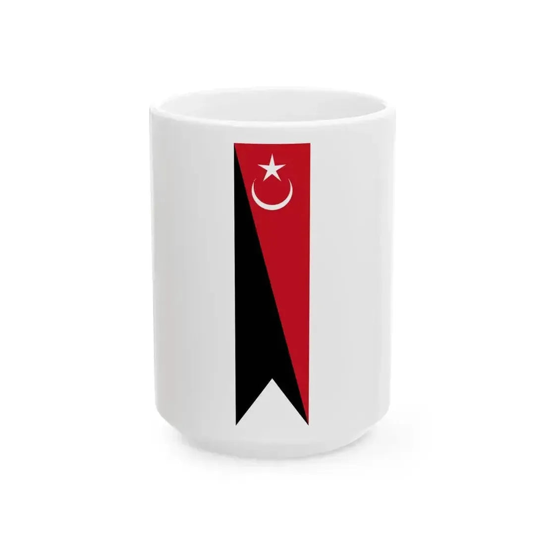 Flag of Batu Pahat Johor vertical (Malaysia) White Coffee Mug 15oz - Go Mug Yourself
