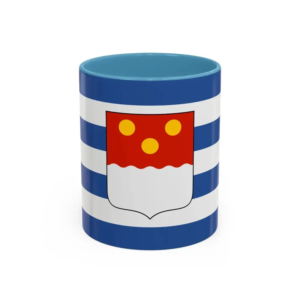 Flag of Batumi Georgia - Accent Coffee Mug 11oz Light Blue - Go Mug Yourself