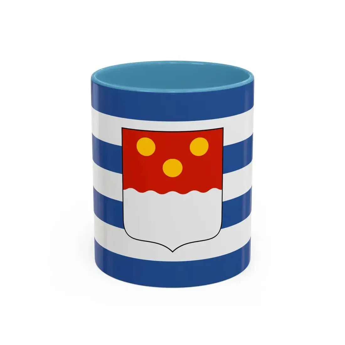 Flag of Batumi Georgia - Accent Coffee Mug 11oz Light Blue - Go Mug Yourself