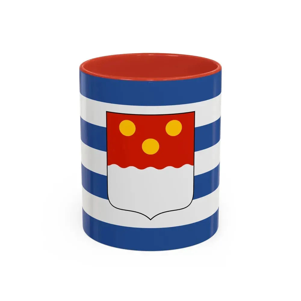 Flag of Batumi Georgia - Accent Coffee Mug 11oz Red - Go Mug Yourself