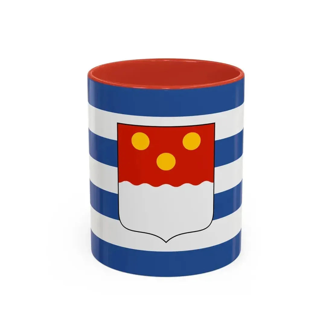 Flag of Batumi Georgia - Accent Coffee Mug 11oz Red - Go Mug Yourself