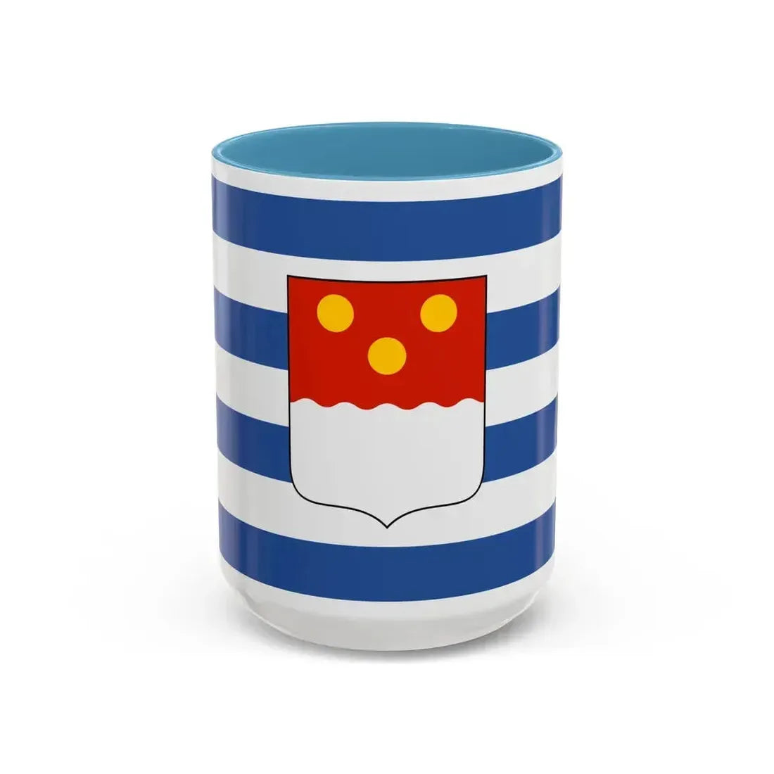 Flag of Batumi Georgia - Accent Coffee Mug 15oz Light Blue - Go Mug Yourself