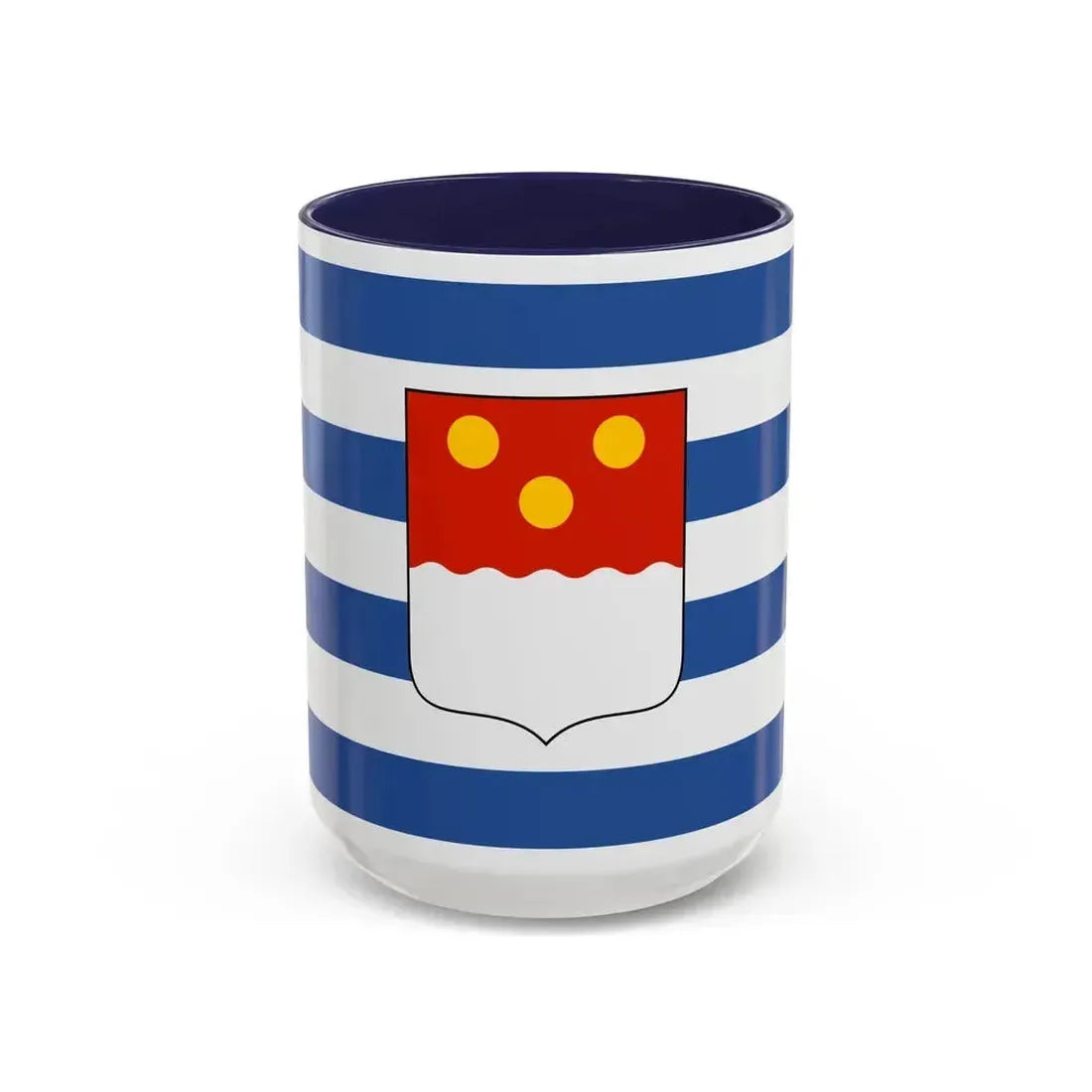 Flag of Batumi Georgia - Accent Coffee Mug 15oz Navy - Go Mug Yourself