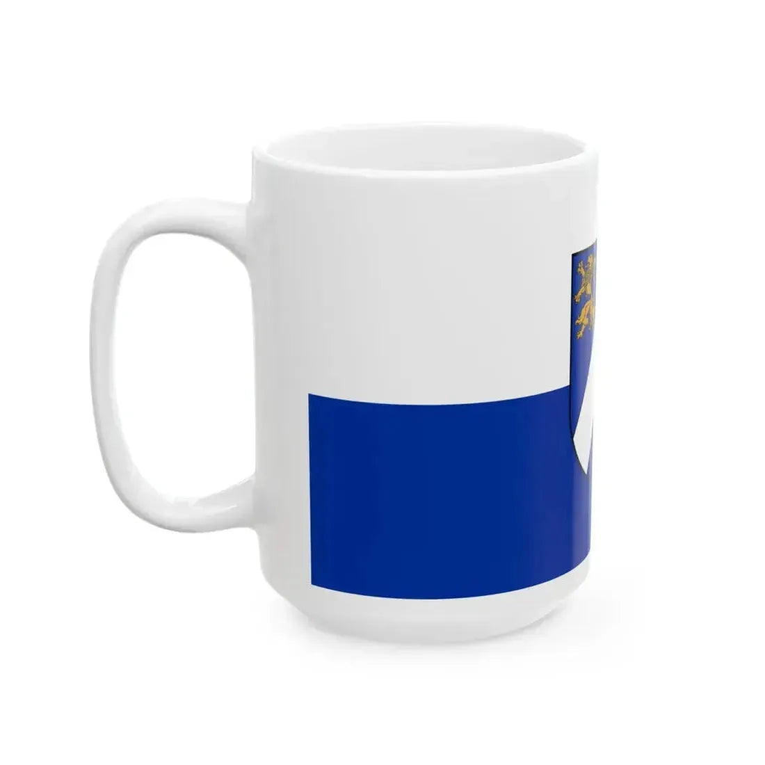 Flag of Bauskas novads (Latvia) White Coffee Mug - Go Mug Yourself