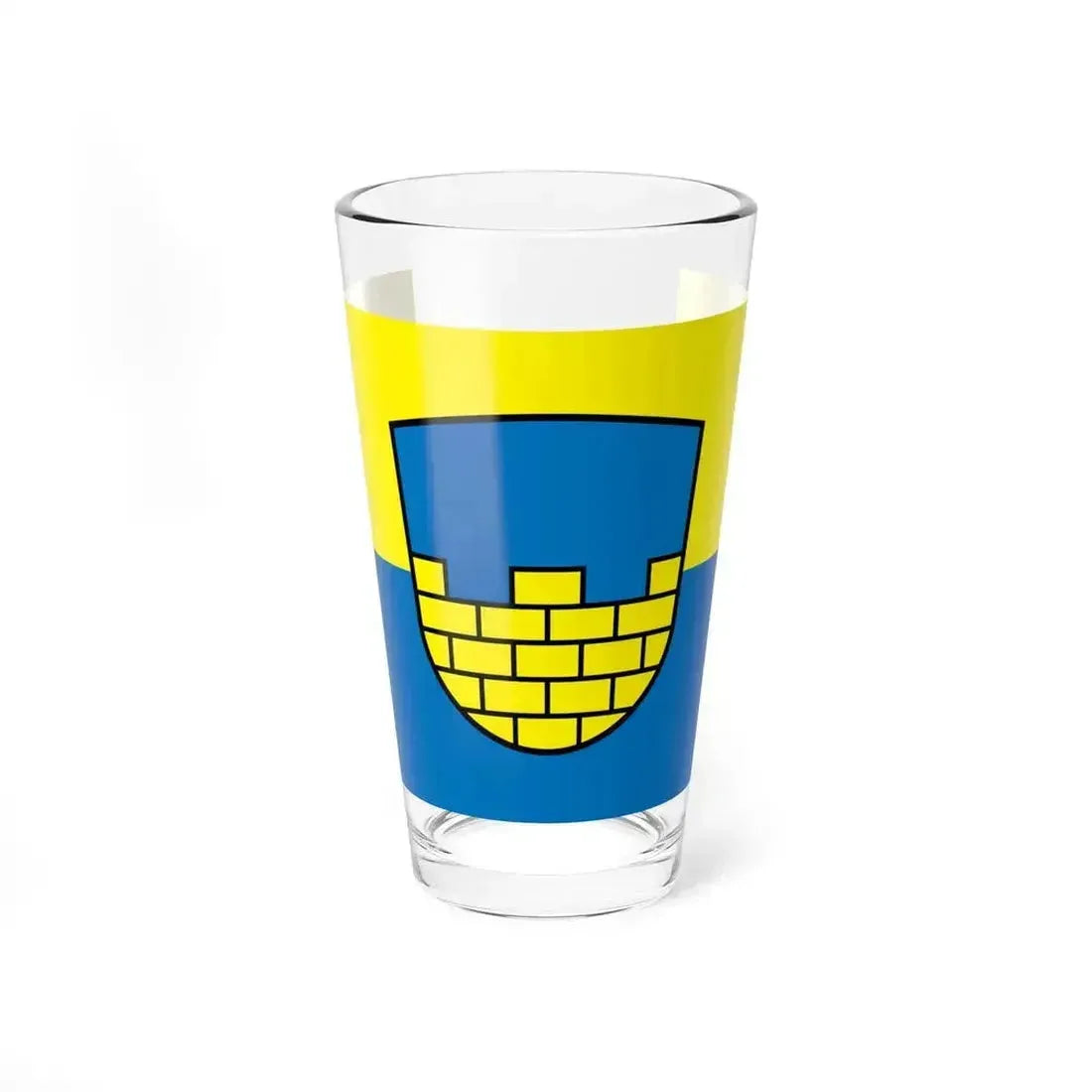 Flag of Bautzen Germany - Pint Glass 16oz 16oz - Go Mug Yourself