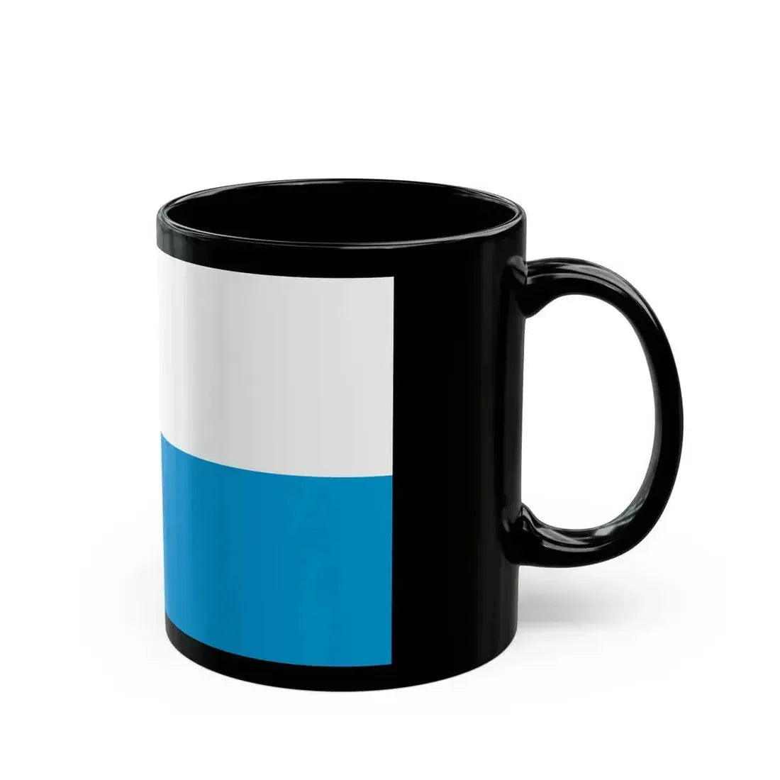 Flag of Bavaria bicolour variant Germany - Black Coffee Mug - Go Mug Yourself
